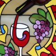 ステンドグラス看板照明ワインバー｜WINE BAR Stainedglass sign lamp