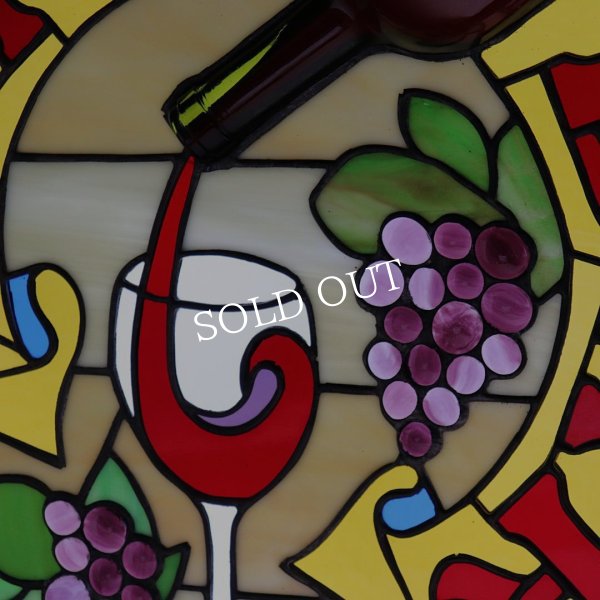 ステンドグラス看板照明ワインバー｜WINE BAR Stainedglass sign lamp