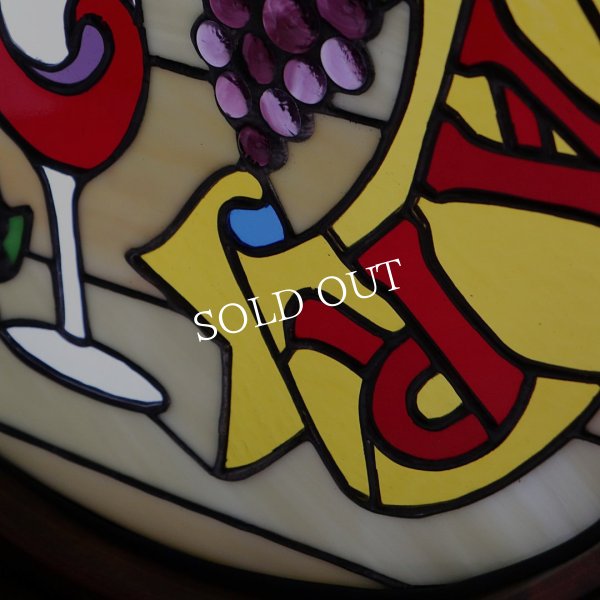 ステンドグラス看板照明ワインバー｜WINE BAR Stainedglass sign lamp