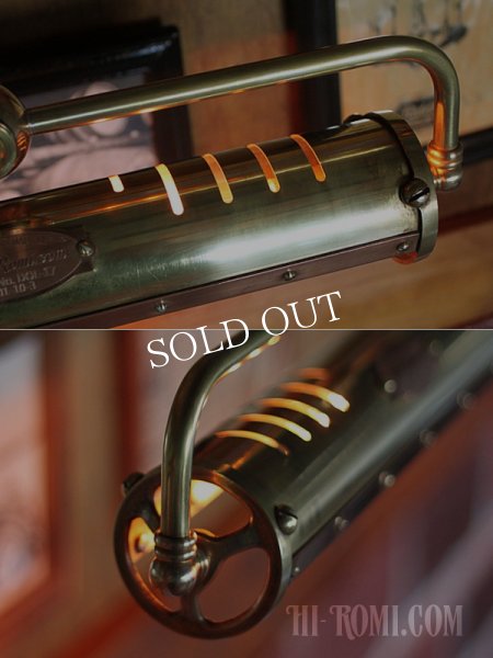 インダストリアル工業系ピクチャーライト｜配管スチームパンク壁掛け照明