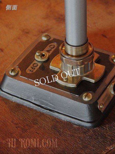 工業系卓上照明｜インダストリアル黒キャンドルテーブルライトスチームパンク