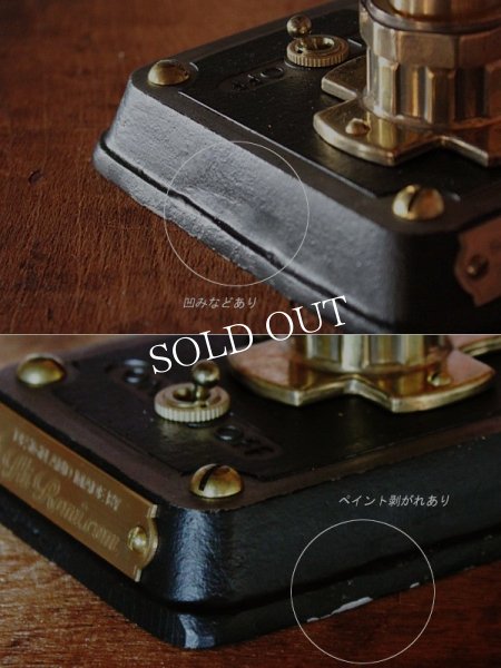 工業系卓上照明｜インダストリアル黒キャンドルテーブルライトスチームパンク