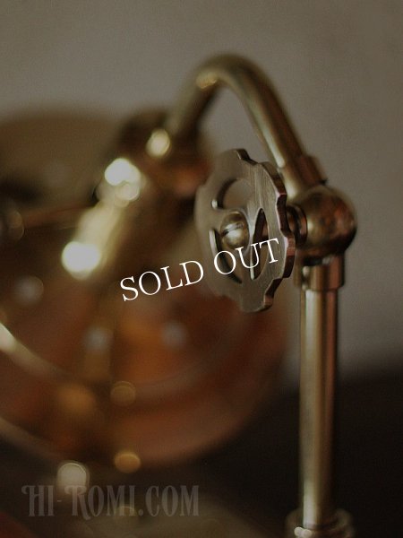 工業系壁掛け照明インダストリアルシェード＆フック付ブラケットライト｜真鍮・木ウォールランプ