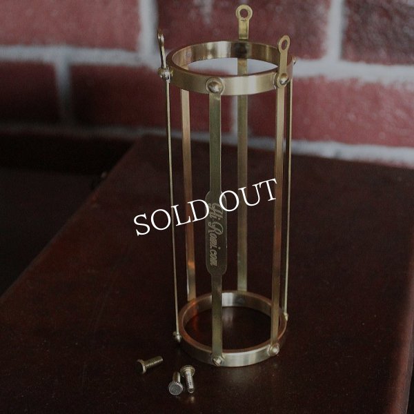 インダストリアル真鍮製ケージ付ブラケットライト工業系壁掛け照明 ｜ アメリカンスタイルウォールランプ