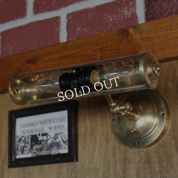 ピクチャーライト｜インダストリアル工業系壁掛け照明ブラケットライト真鍮