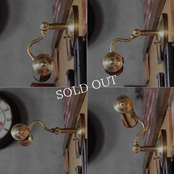 ピクチャーライト｜インダストリアル工業系壁掛け照明ブラケットライト真鍮