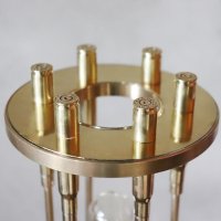 画像3: インダストリアルテーブルライト弾丸ケージ薬莢｜工業系真鍮アンティーク卓上照明