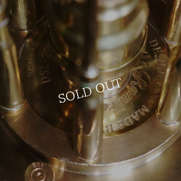 画像16: インダストリアルテーブルライト弾丸ケージ薬莢｜工業系真鍮アンティーク卓上照明 (16)