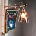 ステンドグラスCAFEカフェサイン屋内看板照明｜vintage stained glass cafe sign