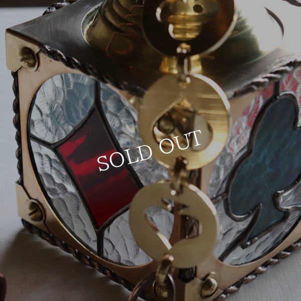 ステンドグラストランプ柄ペンダントライト