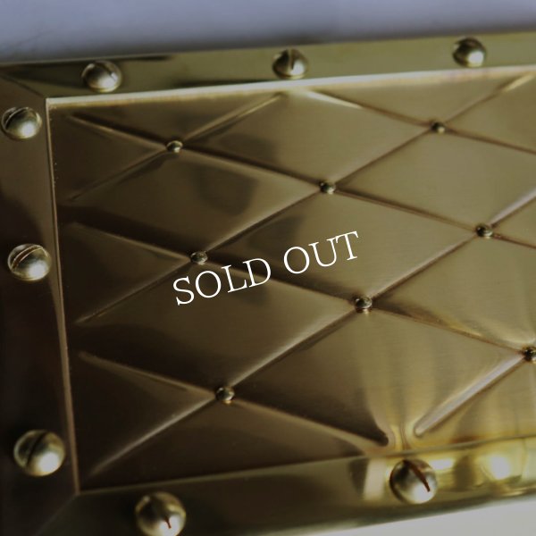 アートデザインランプ・ブラケットライト壁掛け照明｜アンティーク&スチームパンクアーガイル柄メタルワーク