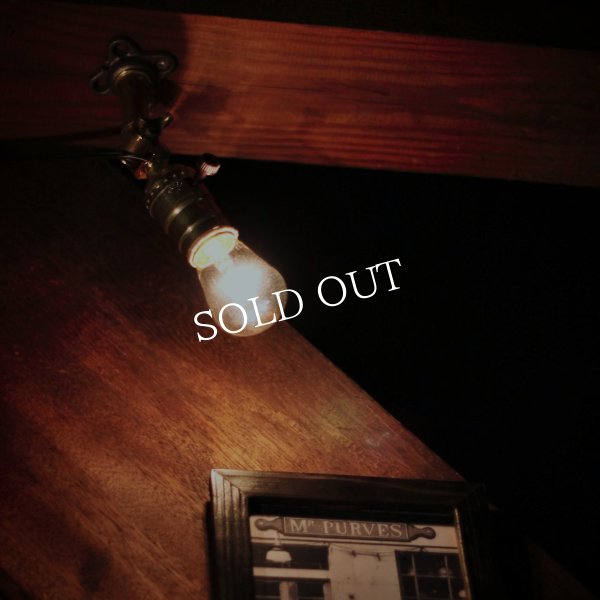 USAヴィンテージ工業系角度調整付壁掛ライトA/インダストリアルアンティークアトリエ照明