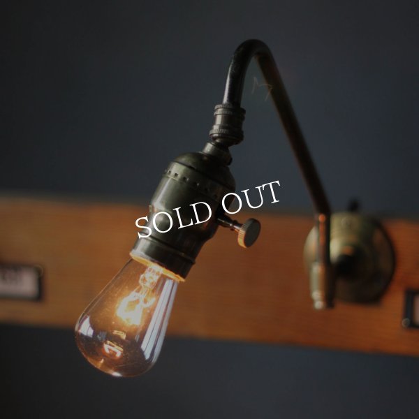 アメリカヴィンテージ工業系角度調整付き壁掛け照明｜ファットボーイソケットブラケットランプA/インダストリアルウォールライト