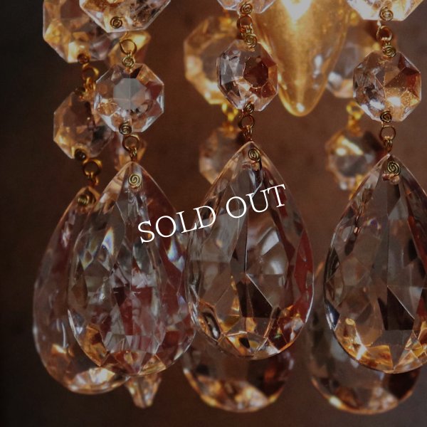 USAヴィンテージヴィクトリアン調ミニシャンデリアブラケットライト照明