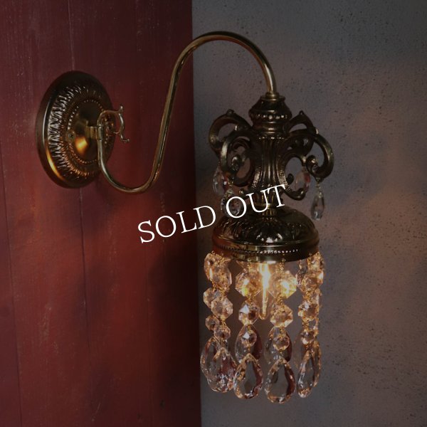 USAヴィンテージヴィクトリアン調ミニシャンデリアブラケットライト照明