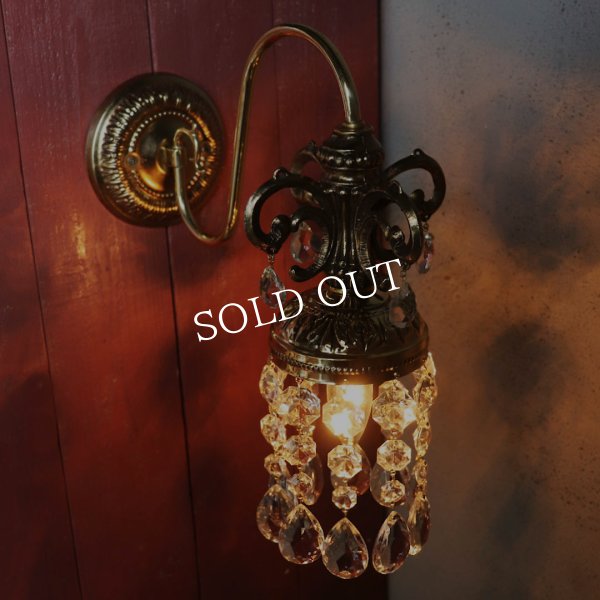 USAヴィンテージヴィクトリアン調ミニシャンデリアブラケットライト照明