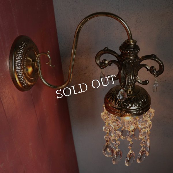 USAヴィンテージヴィクトリアン調ミニシャンデリアブラケットライト照明