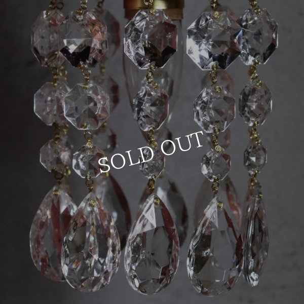 USAヴィンテージヴィクトリアン調ミニシャンデリアブラケットライト照明