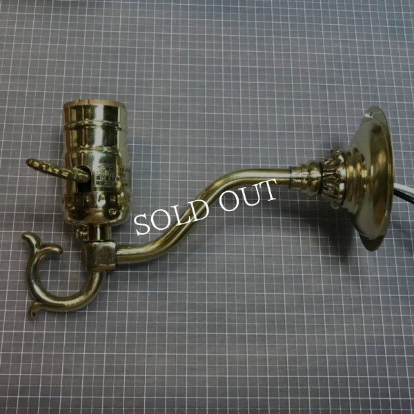 真鍮製アンティーク壁掛け照明ボタニカル装飾