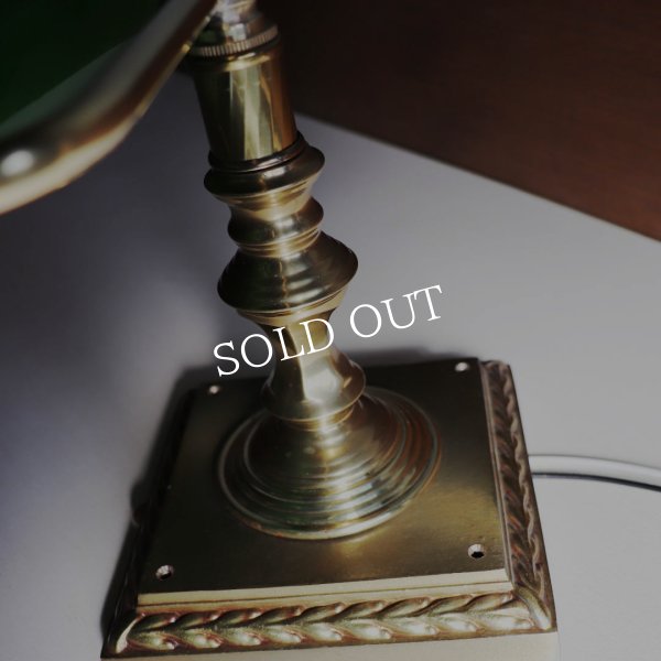 バンカーズランプブラケットライト壁掛け照明グリーン｜アンティーク照明