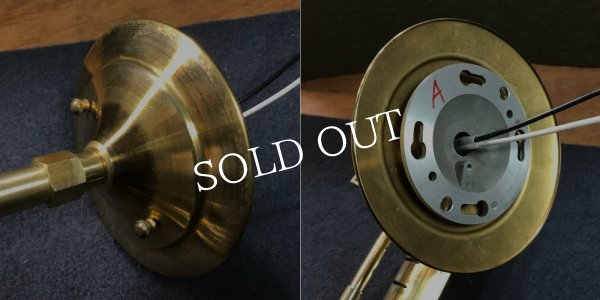 画像3: 【受注製作品】【要電気工事】【壁面直付け】インダストリアルブラスピクチャーライト｜真鍮製工業系壁掛け照明ブラケットライト・ハンドメイド (3)