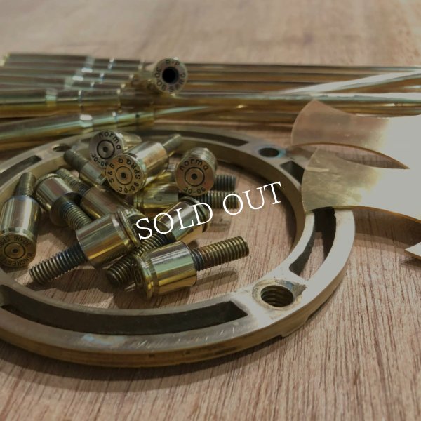 画像13: インダストリアルバレットケージペンダントライト｜USAヴィンテージ・弾丸薬莢&ケージ付き吊下げ照明・工業系ライト (13)