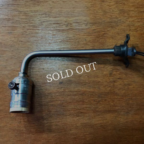 画像1: 【受注製作・壁面直付】【L字・小】インダストリアルブラケットライト｜工業系シンプル壁掛け照明ウォールランプ (1)