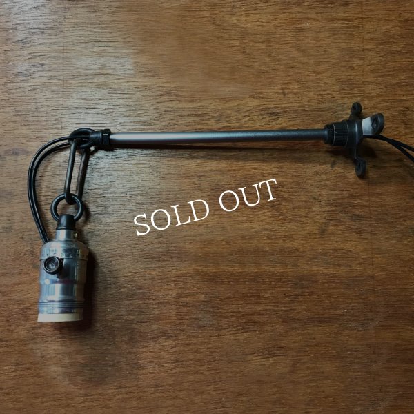 画像1: 【受注製作・壁面直付】USAヴィンテージインダストリアルチェーンリング付ブラケットライト｜工業系壁掛け照明 (1)