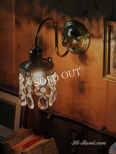 画像3: ダブルカットティアドロッププリズムブラケットライト｜壁掛照明 (3)