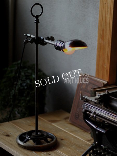 アンティークインダストリアルテーブルライト｜工業系卓上照明ミシンミニシェード