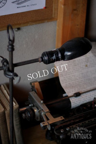 アンティークインダストリアルテーブルライト｜工業系卓上照明ミシンミニシェード