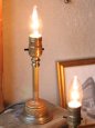 アンティーク真鍮レース細工のテーブルライト｜卓上照明テーブルランプ