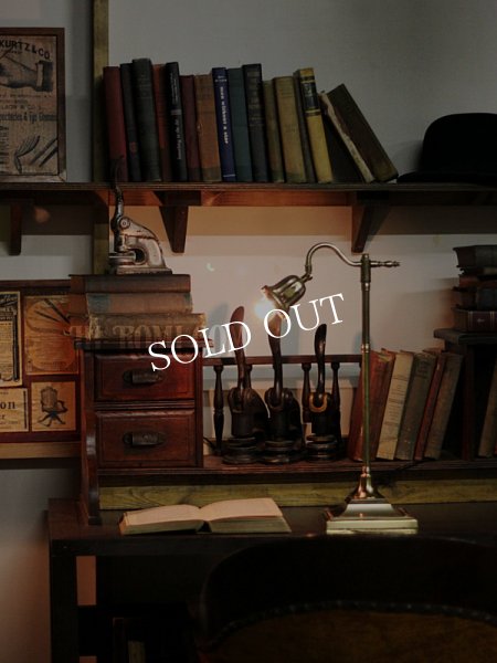 アンティーク真鍮製卓上照明｜工業系インダストリアルテーブルライト