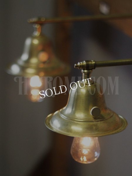 アメリカンヴィンテージベル型シェードストレートアームブラケットランプA/アンティーク工業系