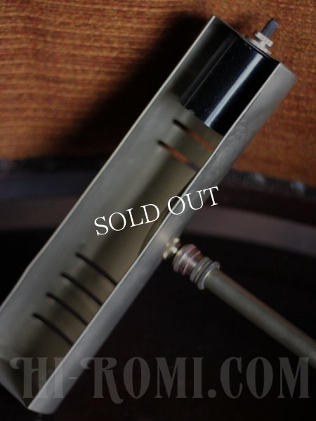 ヴィンテージ角度調整付真鍮製ウォールブラケットライト・壁掛ピクチャーライト/アンティーク工業系照明