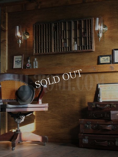 画像5: クリアガラスチムニー付きコロニアルキャンドルブラケットA/アンティークコロニアルモダン照明 (5)