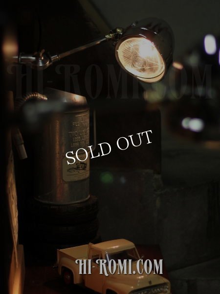 ヴィンテージ角度調整アーム付ヘッドライト壁掛け照明ブラケットライトA/スポットライトアトリエランプ