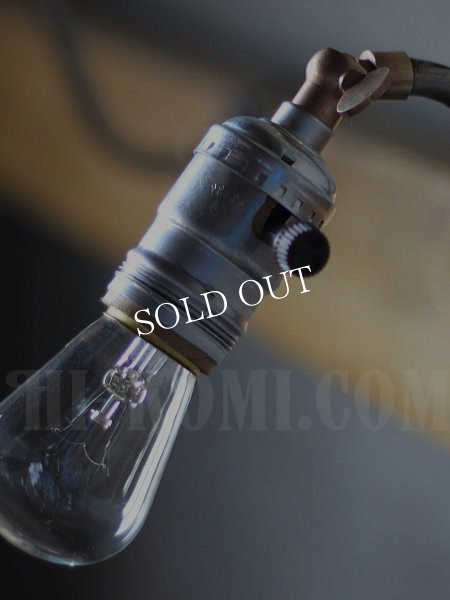 USA工業系角度調整付ウォールランプA/ヴィンテージインダストリアル壁掛け照明ブラケットライト