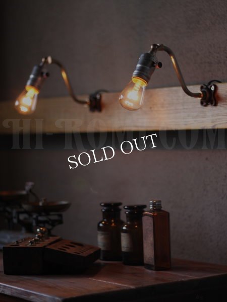 USA工業系角度調整付ウォールランプA/ヴィンテージインダストリアル壁掛け照明ブラケットライト