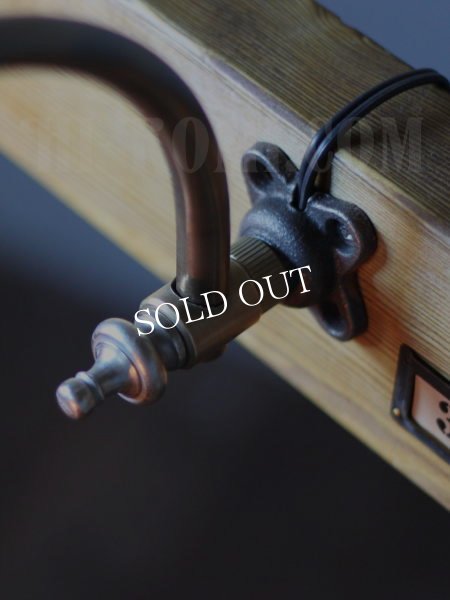 USAヴィンテージ工業系カーブアームブラケットライト壁掛け照明A/アンティークウォールランプ