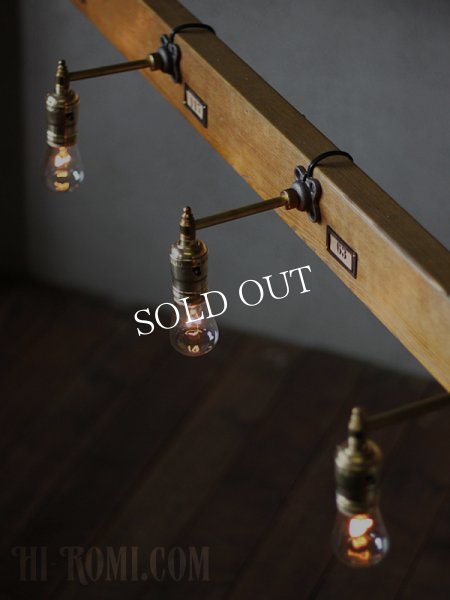 USAヴィンテージLEVITON社製真鍮ソケット付ミニブラケットライトA｜アンティーク壁掛け照明