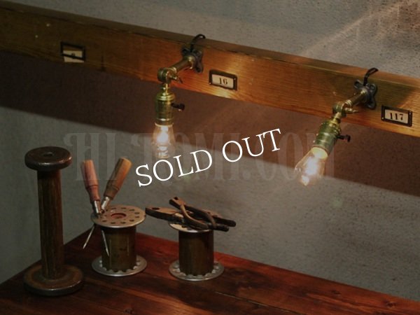 USAヴィンテージ工業系アルミ製Fソケット角度調整付ブラケットランプA/アンティーク壁掛け照明ライト