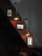 画像4: 工業系照明｜1920年代ミニ真鍮シェード&ポール付吊下ライト (4)