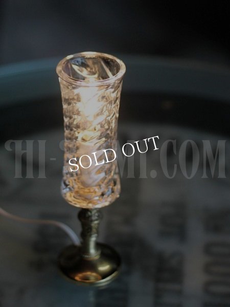 アンティークミニテーブルライト｜ミッドセンチュリーゴブレット卓上照明