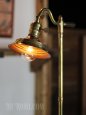 真鍮製アンティークライト｜スウィングアームテーブルランプ卓上照明
