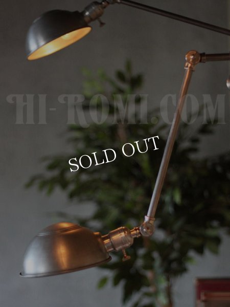 工業系ヴィンテージ角度調整付アルミ＆スチール製ブラケットライトA/インダストリアル壁掛け照明ウォールランプ