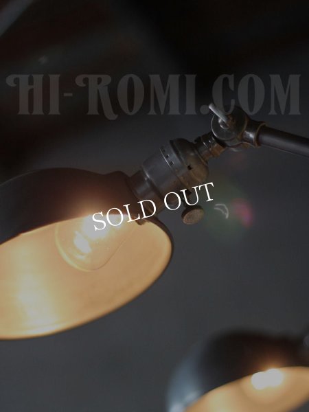 工業系ヴィンテージ角度調整付アルミ＆スチール製ブラケットライトA/インダストリアル壁掛け照明ウォールランプ