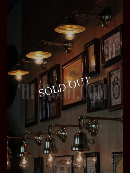 ヴィンテージビーハイブシェード真鍮製コロニアルブラケットライトA｜ヴィクトリアンウォールランプ壁掛け照明