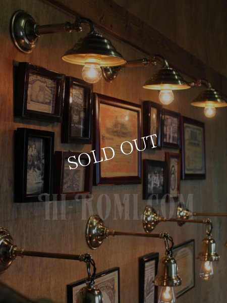 ヴィンテージビーハイブシェード真鍮製コロニアルブラケットライトA｜ヴィクトリアンウォールランプ壁掛け照明