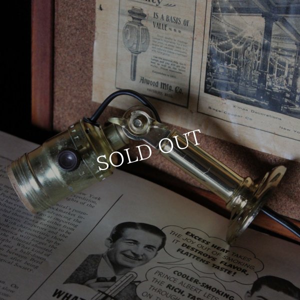 USAヴィンテージサークルF社製アルミソケット&角度調整付ミニブラケットF/アンティーク工業系照明壁掛ランプ